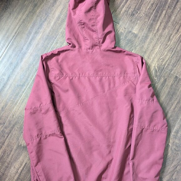 Volcom Maroon Hooded Jacket Rain Activewear Size M - Picture 6 of 12